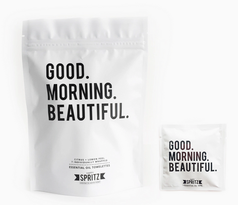 Good Morning Beautiful Towelette 7 Day Bag