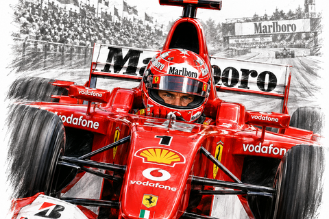 F1 Racing Poster Subscription | 20 A3 Motorsport Prints Monthly