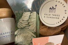 candles sea spa inspired candles and self-care self love vacation box relaxation spa day self care box 