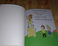 A playful, motivational moment from 'Winners Aren’t Losers,' inspired by Donald Trump, encouraging kids to stay confident and disciplined