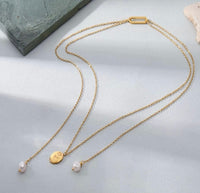 ROSE PEARL ♡  Pendant Natural Freshwater Pearl