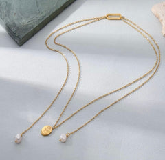 ROSE PEARL ♡  Pendant Natural Freshwater Pearl