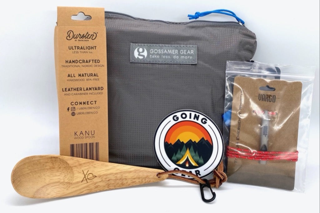 A few examples of items you might find in the EDC Club:
- Wooden camp spoon
- Cargo titanium mini tool
- Camping Blanket with leather tag