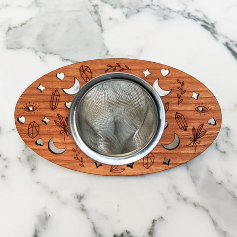 Wooden Tea Strainer