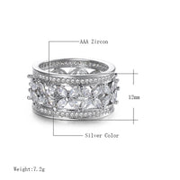FLORAL 360 AAA Cubic Zirconia 925  Ring