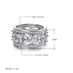 FLORAL 360 AAA Cubic Zirconia 925  Ring