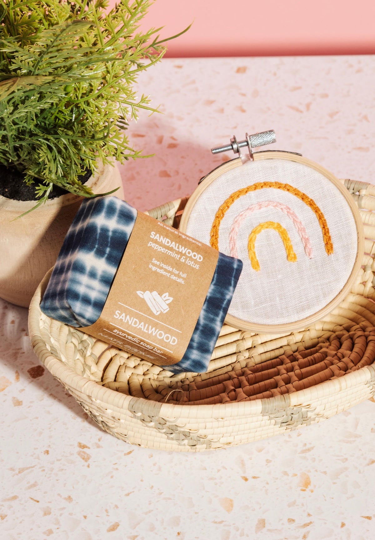 Fair trade and handmade artisan goods - example of contents in one time ship box - anchor of hope box