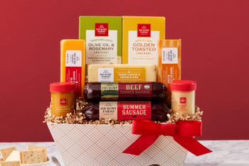 Gourmet Sausage and Cheese Baskets by Breevello