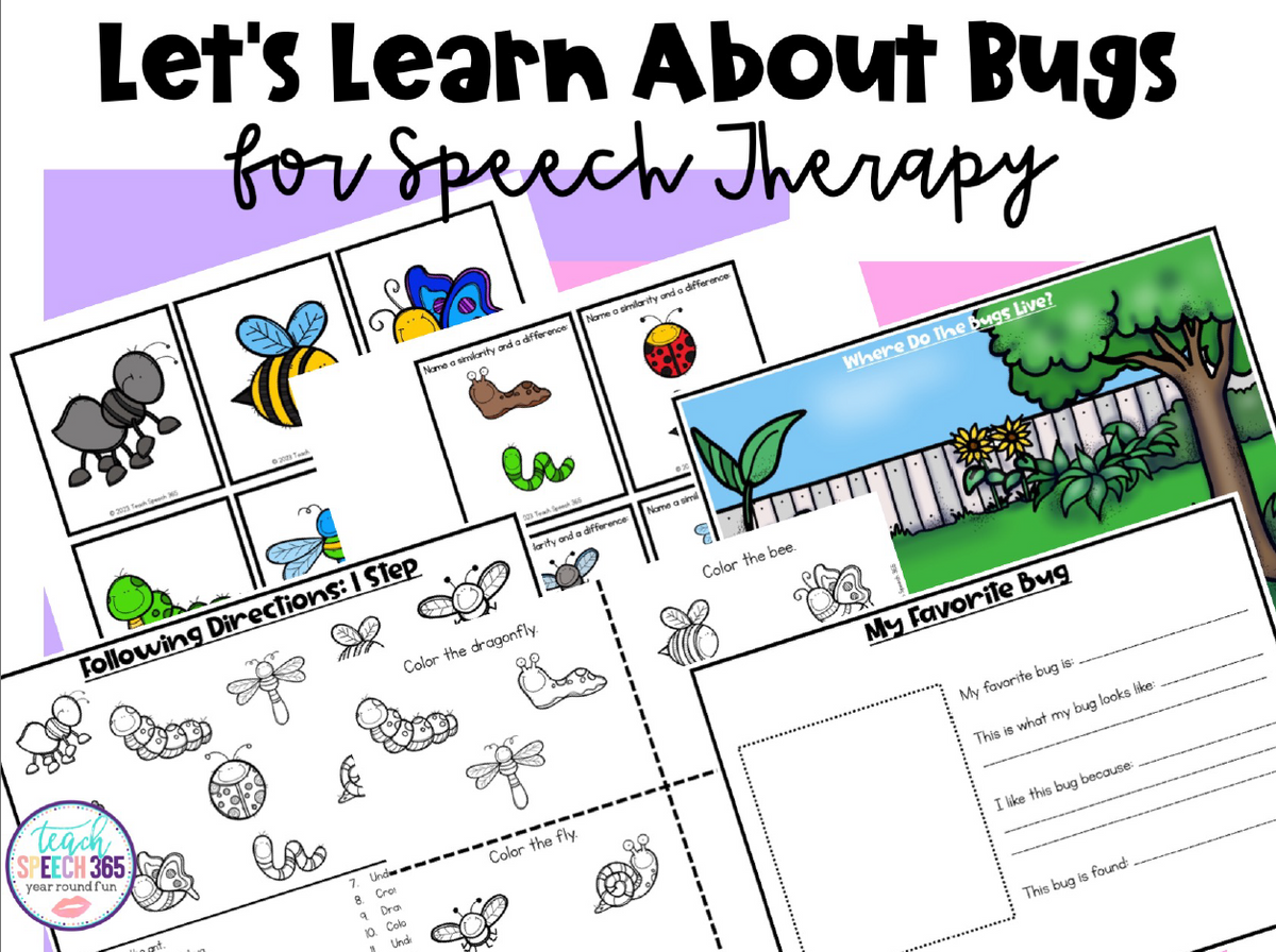 Therapy Sensory Bin | BUGS! 🪱🐛🦋🐝🐞🕷