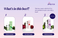 Aster Anti-Aging Skincare Gift Set | 6 Full-Size Vegan & Organic Products