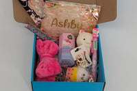 slime, squishys, novelty items, Christmas stocking stuffers, advent calendar, mystery unbox, labubu, personalized gift for girl