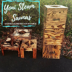 Hand Built Wooden Yoni Steam Seats