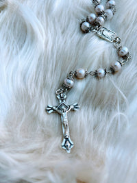 Natural Freshwater Pearl rosary