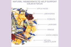 Give the Tea Lover in your life the gift of Laki's Calming Day Herbal Tea Gift Set - featuring our calming artisan tea blend.
