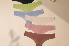 Minimal Coverage: G-strings, Thongs, Mesh, Transparent fabric

Modest Coverage: Cheeky, Brazilian, Tanga, Seamless

Maximum Coverage: Bikini