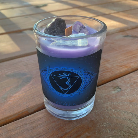 Third Eye (Ajna) Chakra Candle - The Sixth Chakra