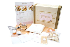 Apricot Cloud French Pastry baking gift kit featuring airy French pastry filled with vanilla pastry cream and apricot.
