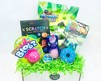 Top Trenz Pop Fidgety Puzzle, GRow frog, Scratch art Cards, Blobz, Thinking putty mini, squish donut, Slippery plush