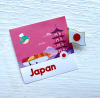 Extra Flag Pin & Country Sticker
