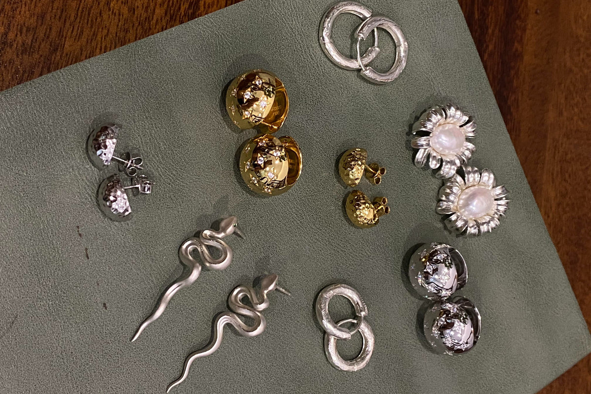 Dreamcloud sterling silver earrings Gift Box