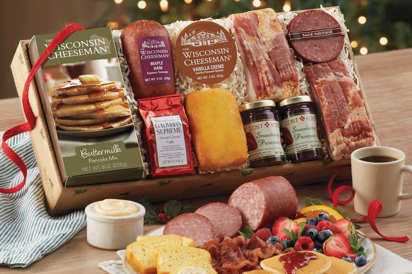Gourmet Sausage and Cheese Baskets by Breevello