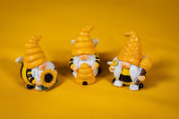 Adorable bee themed gnome included in the Bee Kind Appreciation Box, bringing a cheerful and whimsical touch to the gift set.