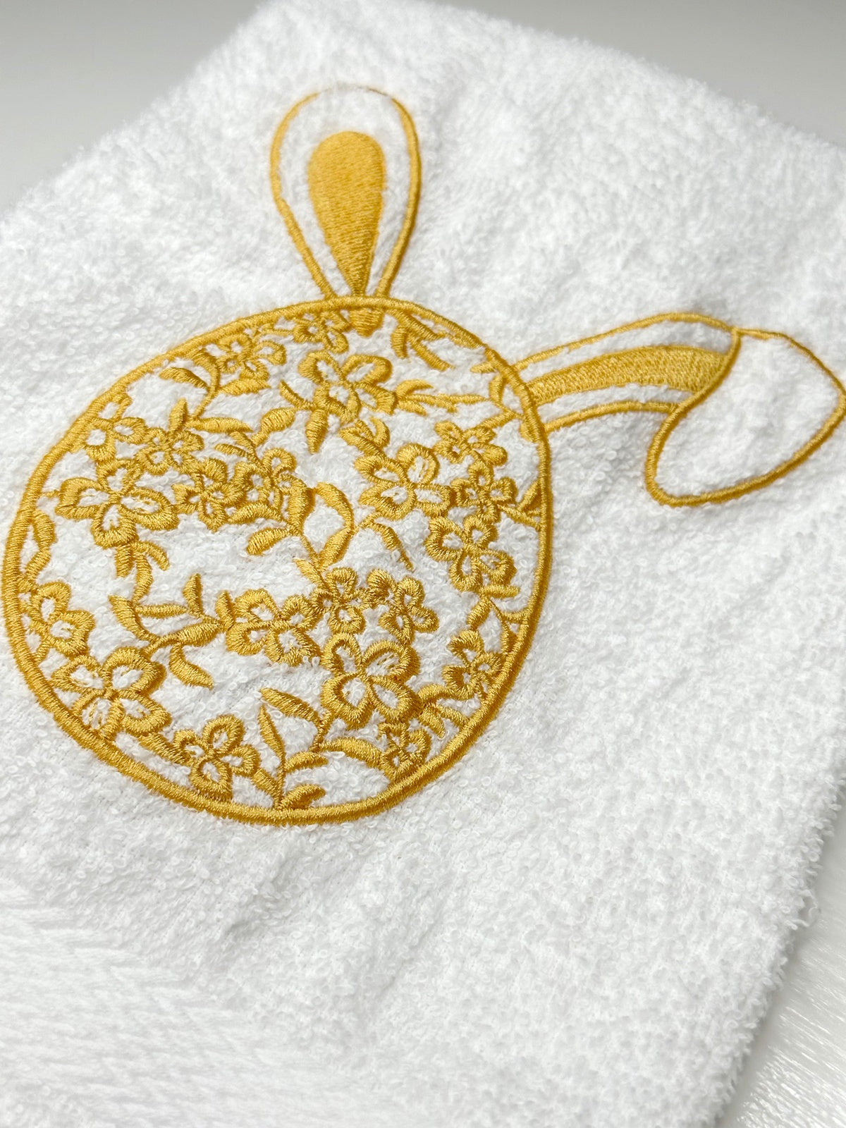 Easter Egg Embroidered Towel