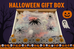Halloween Gift Box for Kids - Halloween Candy Box & Snack Basket. Halloween Gift Idea for Grandkids Spooky Snacks