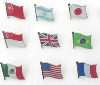 Extra Flag Pin & Country Sticker