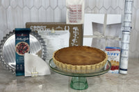 Crate 3: Deep Dish Pie - Featured recipe: Buttermilk Pie. Crate contains all tools shown here! A classic!!