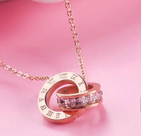 ROMAN ♡ AAA CZ Titanium Steel Tarnish free Necklace