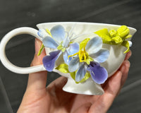 Dreamcloud Modern Floral Ceramic Tea and Coffee Set