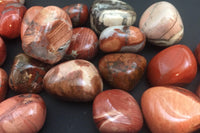 Poppy Jasper 
I am compassionate and kind to myself.
Properties: Increases inner strength. Energizes body, mind, and spirit. 
Joy Happiness.