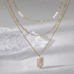 RÁN ♡Layered Stainless Steel Necklace