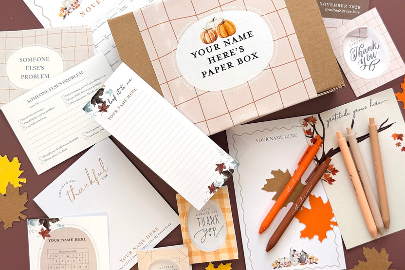 Personalized Stationery Subscription Box