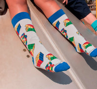 Fun Puzzle Cube Socks from the Sock Panda (Tween Sized)