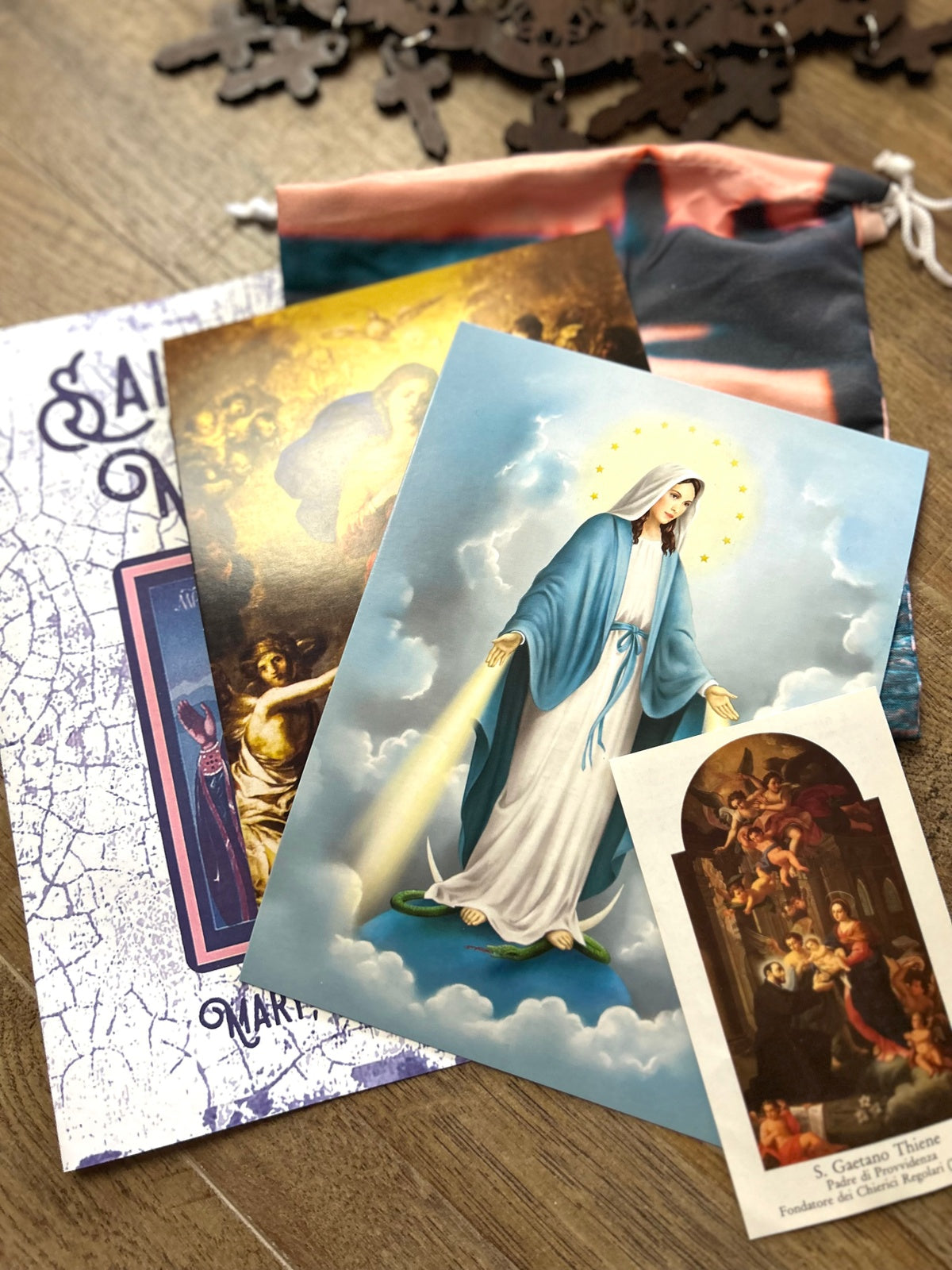 Free Our Lady of Grace 5x7 and Mary Undoer of Knots 5x7