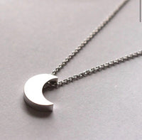 CRESCENT MOON ♡ 14K Gold | Silver Tarnish free Necklace
