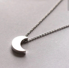 CRESCENT MOON ♡ 14K Gold | Silver Tarnish free Necklace