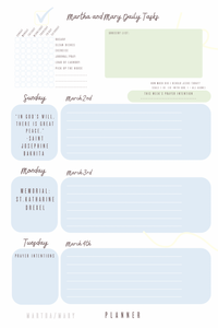 Martha Mary Planner 2026 (digital for print)