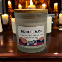 Midnight Mass Soy Candles and Melts - Smoked Oud, White Sage, & Lavender - Netflix Inspired