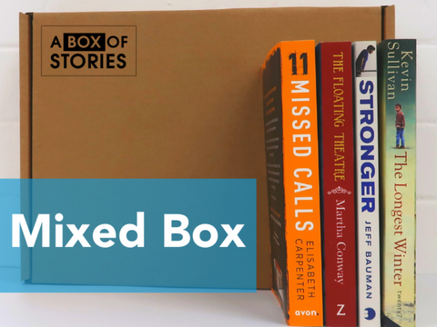 Monthly Box Of 4x Mixed Books- Mystery Gift Box For Book Lovers