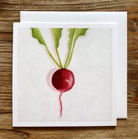 Single Radish Any Occasion Card