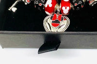 Vintage Mickey Mouse Charm Bracelet Gift Set