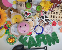 Sensory kit box toy box Kids Toddlers Play doh