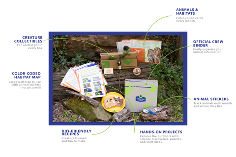 The Creature Crew Subscription Box for more than one child