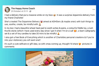 Positive review of the box and The Book of Everything, an ADHD all in one book with calendar, planner, notes, grounding tools and more