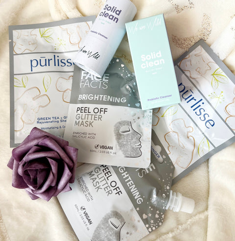 ✨ Glow and Glitter ✨ Skincare Set, Retail Value $44
