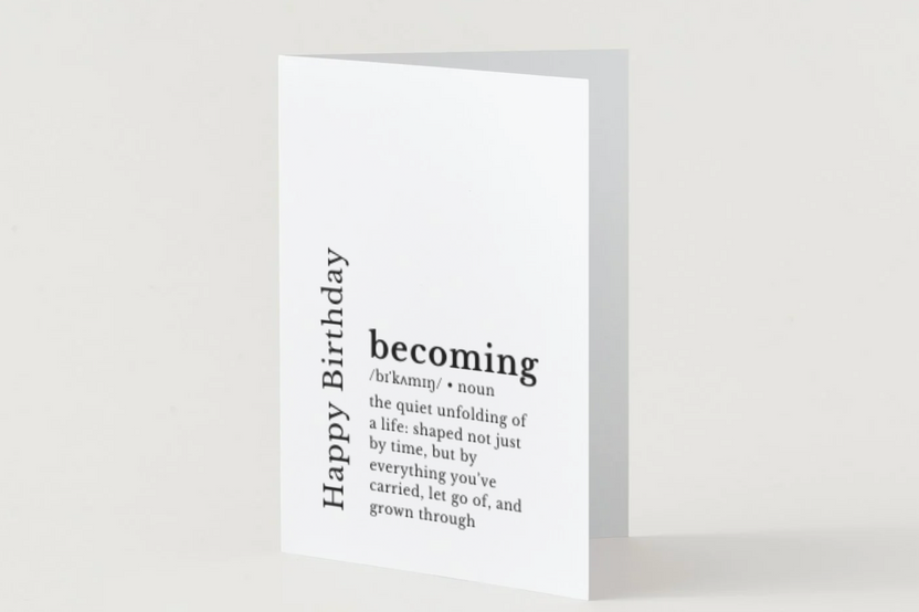 Birthday Greeting Card with Loose Leaf Tea by Aura Herbal Teas