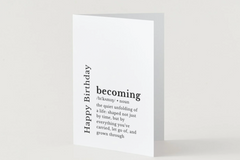 Birthday Greeting Card with Loose Leaf Tea by Aura Herbal Teas